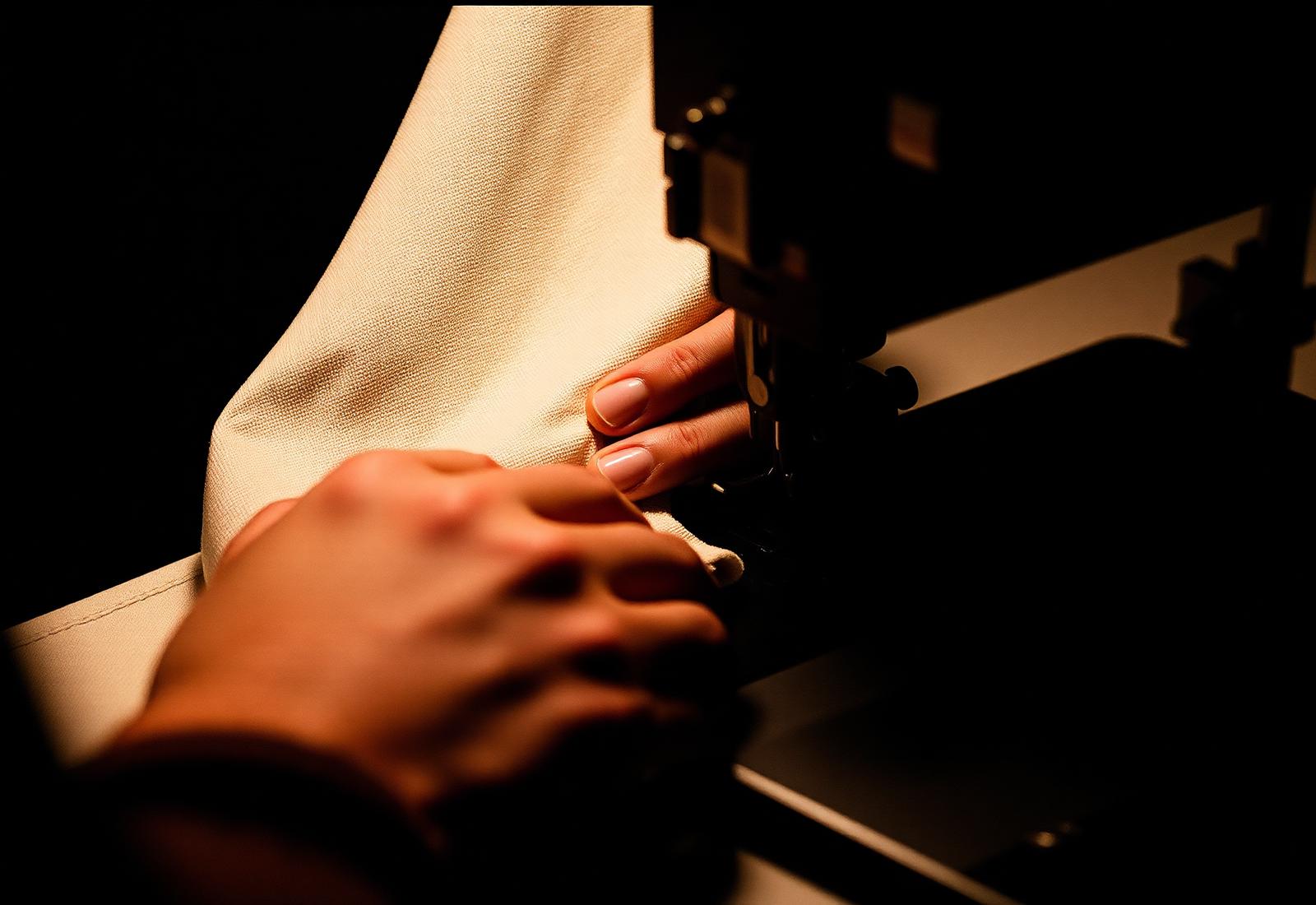 Craftsman stitching garment
